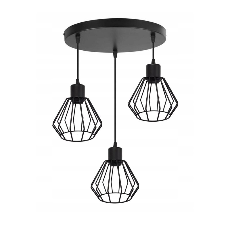 LAMPA WISZĄCA SUFITOWA ŻYRANDOL ZWIS BRYLANT DRUT