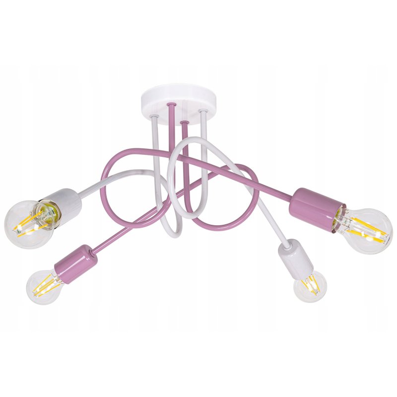 Lampa sufitowa żyrandol MULTI 4 + ŻARÓWKI LED 8W