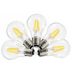 Lampa sufitowa żyrandol PASTI 5 + ŻARÓWKI LED 6W