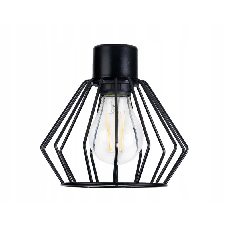 Lampa sufitowa żyrandol wisząca drut na 3 klosze