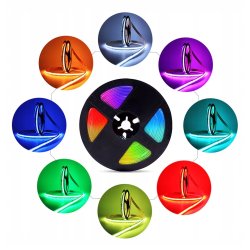 TAŚMA LED COB 24V 20w/m IP67 NEON linia RGBCCT termococon wodoodporna 5MB