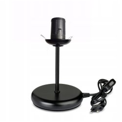 LAMPKA NOCNA LAMPA STOŁOWA BIUROWA LOFT SZKLANY KLOSZ KULA NA LED E27