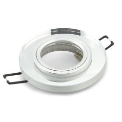 OPRAWA HALOGENOWA SZKLANA OKRĄGŁA LUSTRZANA z GU10