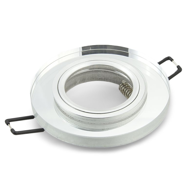 OPRAWA HALOGENOWA SZKLANA OKRĄGŁA LUSTRZANA z GU10