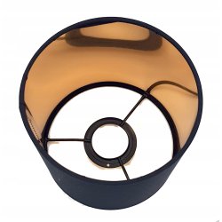 LAMPA KINKIET ścienny STAŁY E27 LOFT ABAŻUR złoty