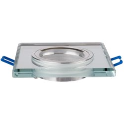 OPRAWA HALOGENOWA SZKLANA STAŁA KWADRAT LUSTRZANA