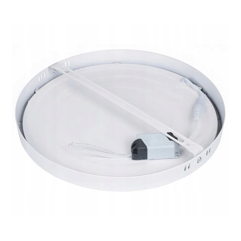 Panel LED natynkowy 18W PLAFON oprawa lamp okrągły barwa NEUTRALNA