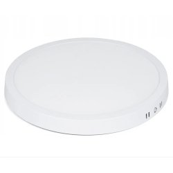 Panel LED natynkowy 18W PLAFON oprawa lamp okrągły barwa NEUTRALNA