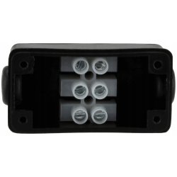 Puszka Hermetyczna Instalacyjna Złączka Eklektyczna IP44 Z Kostką 3 Pinowa