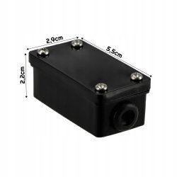 Puszka Hermetyczna Instalacyjna Złączka Eklektyczna IP44 Z Kostką 3 Pinowa