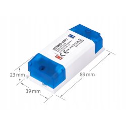 ZASILACZ MEBLOWY MINI 24V 0,5A 12W IP20 taśm led