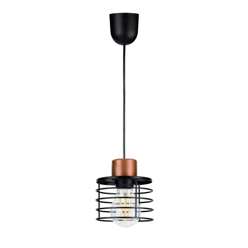 LAMPA WISZĄCA ZWIS żyrandol sufitowa loft SPRĘŻYNA