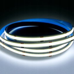 Taśma LED COB MOCNA 24V 528 diod/m 14W na 1m barwa biała ZIMNA PRO