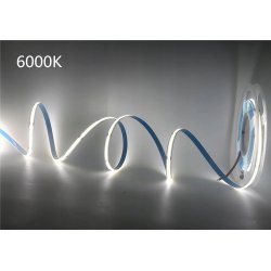 Taśma LED COB MOCNA 24V 528 diod/m 14W na 1m barwa biała ZIMNA PRO