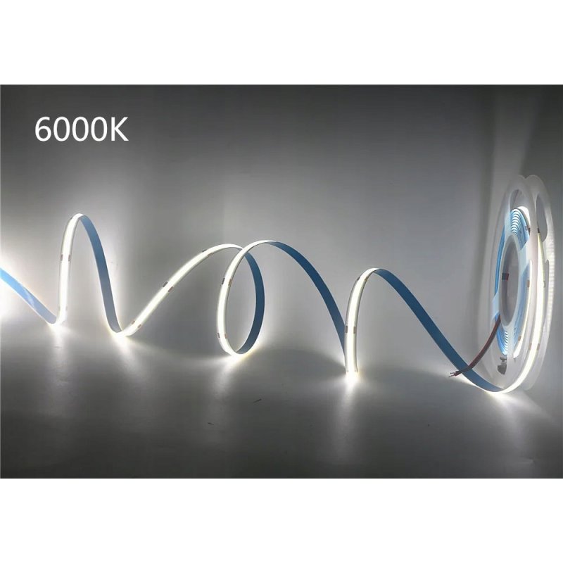 Taśma LED COB MOCNA 24V 528 diod/m 14W na 1m barwa biała ZIMNA PRO