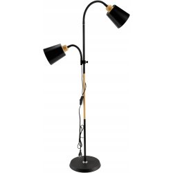 Lampa podłogowa Berge Londyn E27 30 W beżowy, czarny