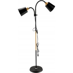 Lampa podłogowa Berge Londyn E27 30 W beżowy, czarny