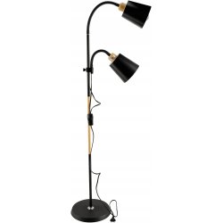 Lampa podłogowa Berge Londyn E27 30 W beżowy, czarny