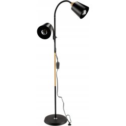 Lampa podłogowa Berge Londyn E27 30 W beżowy, czarny