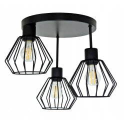 LAMPA plafon SUFITOWA ŻYRANDOL loft BRYLANT DRUT S