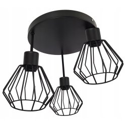 LAMPA plafon SUFITOWA ŻYRANDOL loft BRYLANT DRUT S