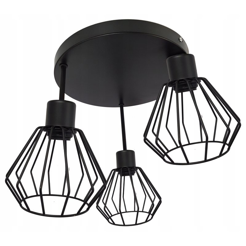 LAMPA plafon SUFITOWA ŻYRANDOL loft BRYLANT DRUT S