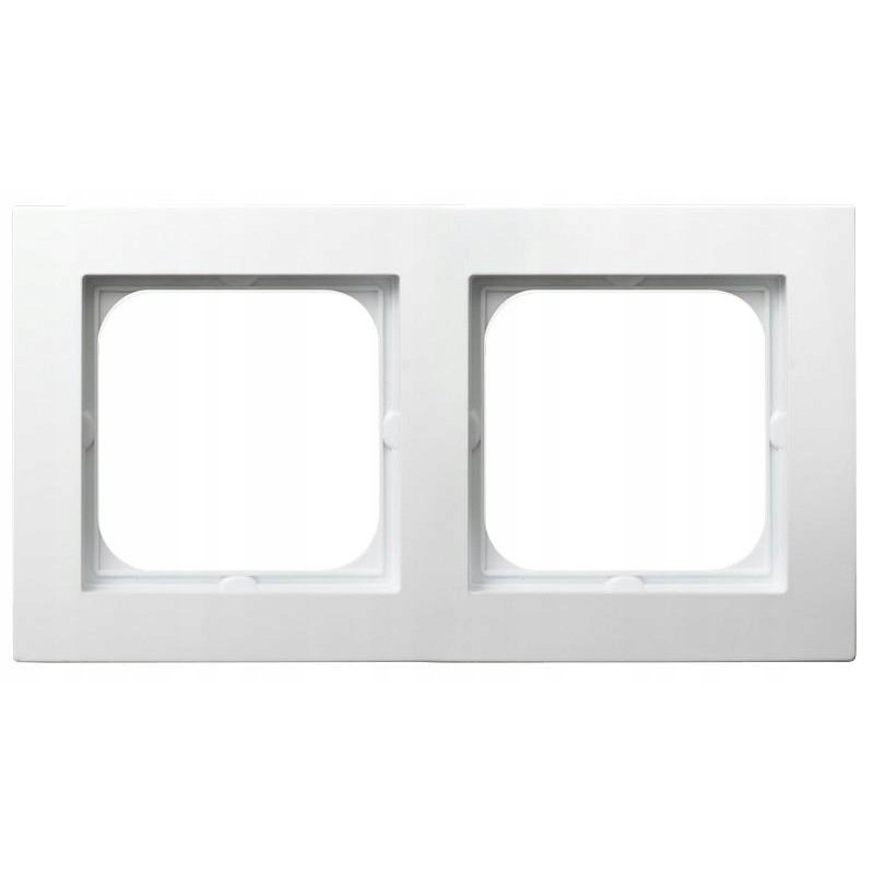 RAMKA PODWÓJNA BIAŁA do systemu OSPEL seria AS