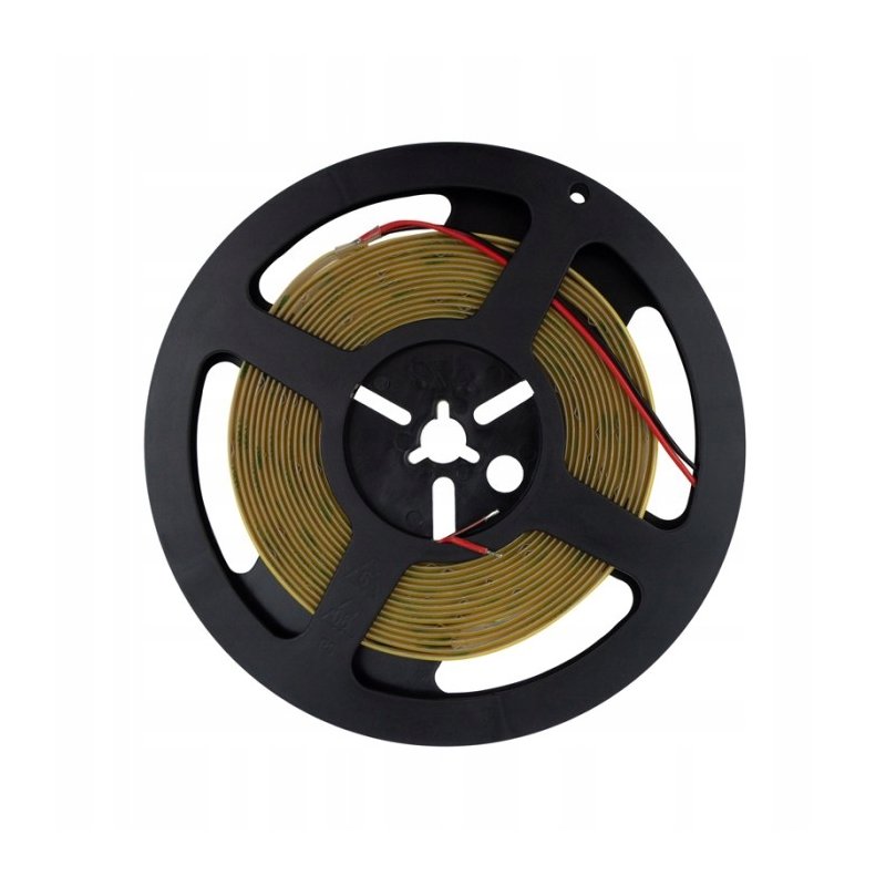 Taśma LED COB 24V 9W 8mm 480d/mb Neon CIEPŁY 1m FREE CUT cięta co 1mm