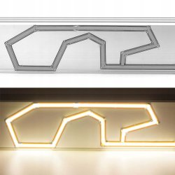 Taśma LED COB 24V 9W 8mm 480d/mb Neon CIEPŁY 1m FREE CUT cięta co 1mm