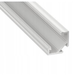 PROFIL ALUMINIOWY NAROŻNY typ C BIAŁY do taśm LED 3m