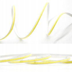 Taśma LED 24V COB WĄSKA 3mm 384diod/m 7W/m neon linia biały neutralny 1mb