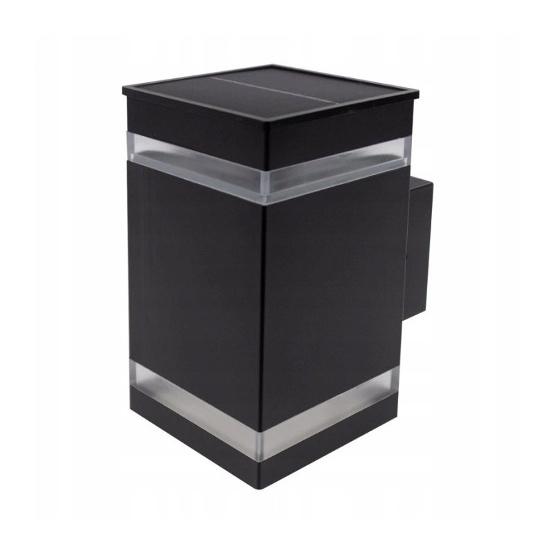 Lampa PREMIUM Elewacyjna Solarna Ogrodowa Kinkiet solarny LED NW góra dół