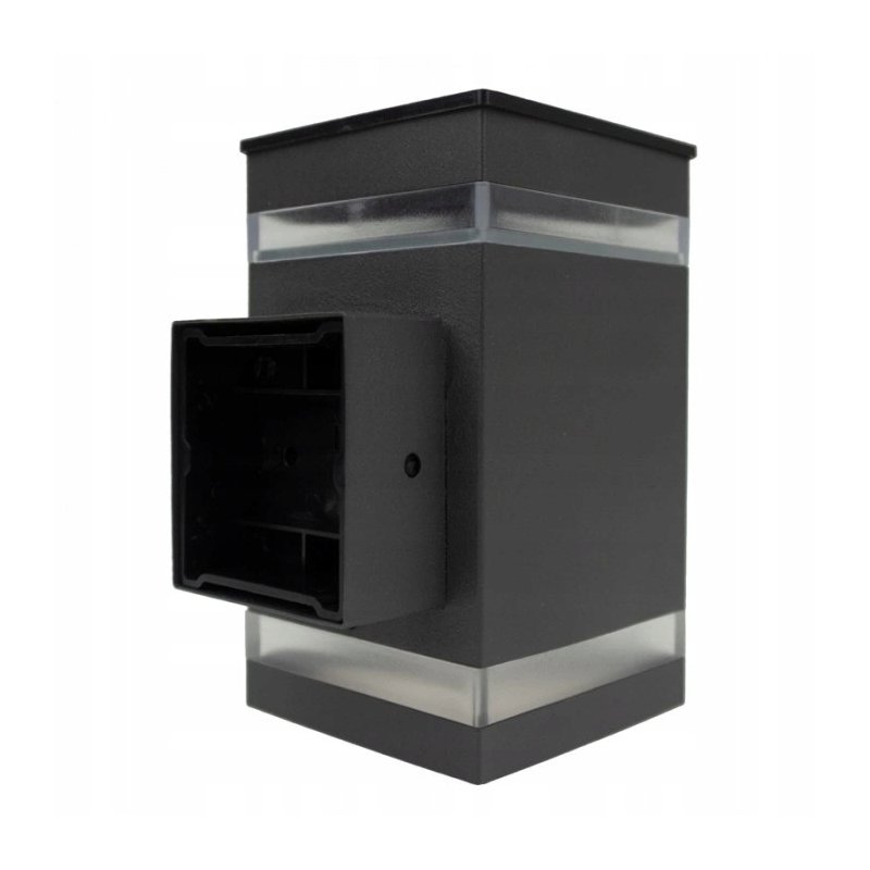 Lampa PREMIUM Elewacyjna Solarna Ogrodowa Kinkiet solarny LED NW góra dół