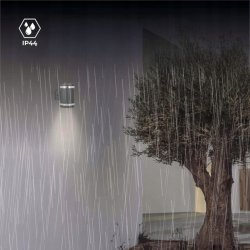 Lampa PREMIUM Elewacyjna Solarna Ogrodowa Kinkiet solarny LED NW góra dół