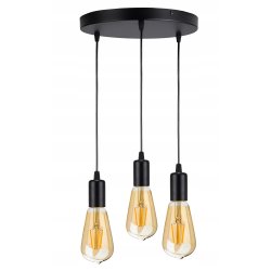 LAMPA sufitowa wisząca ZWIS Edison Loft 3x E27