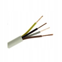 Przewód okrągły elektryczny giętki linka instalacyjny OMY 4x0,75 do led rgb