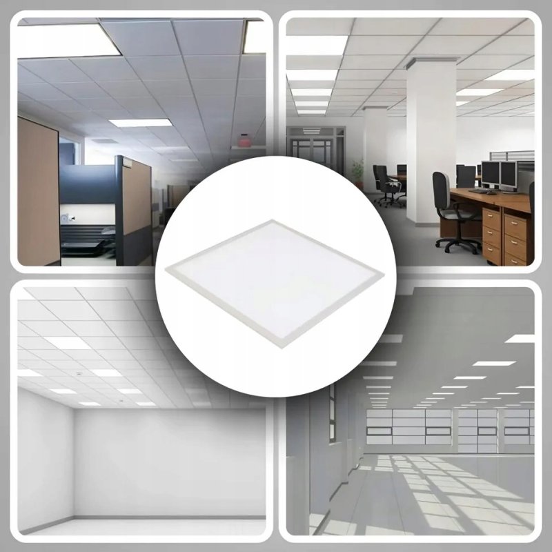 PANEL LED 40W 60x60 KASETON PLAFON LAMPA SUFITOWA amstrong 595 NEUTRAL PCV