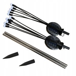 Zestaw 2x Lampka ogrodowa SOLARNA WW wbijana LAMPA Firefly ruchome kulki