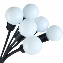 Zestaw 2x Lampka ogrodowa SOLARNA WW wbijana LAMPA Firefly ruchome kulki