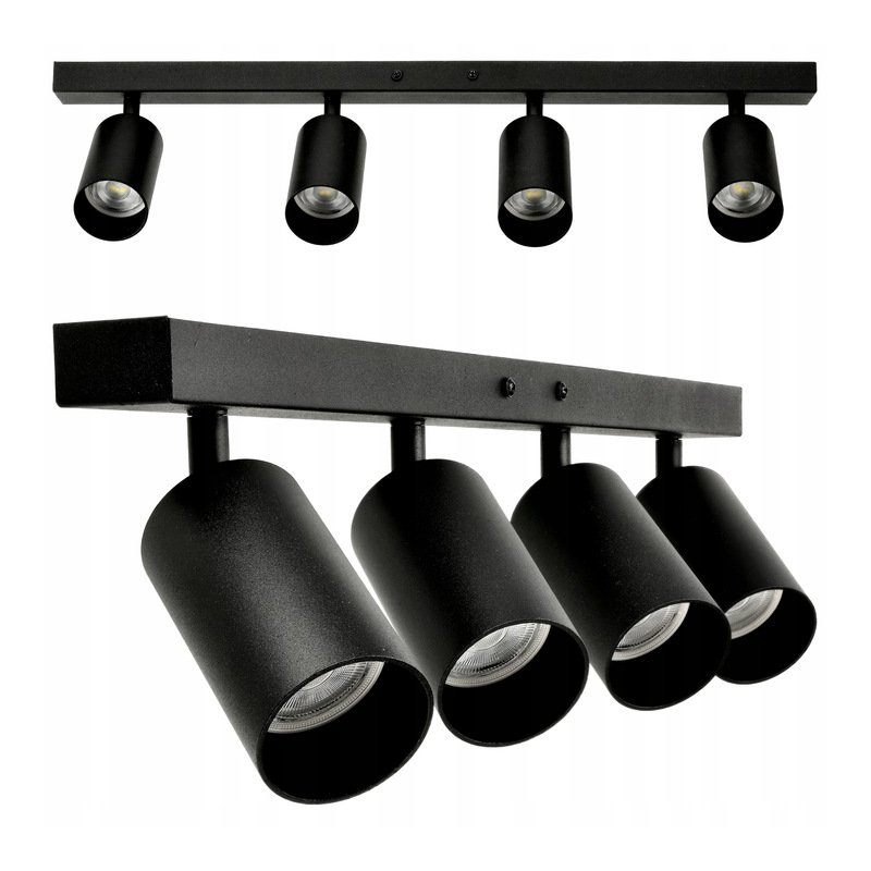 LAMPA sufit KINKIET ŚCIENNY regulowany SPOT 4 GU10