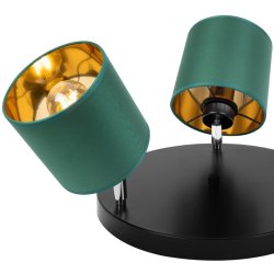 LAMPA plafon ruchomy żyrandol sufiowa ABAŻUR złoty