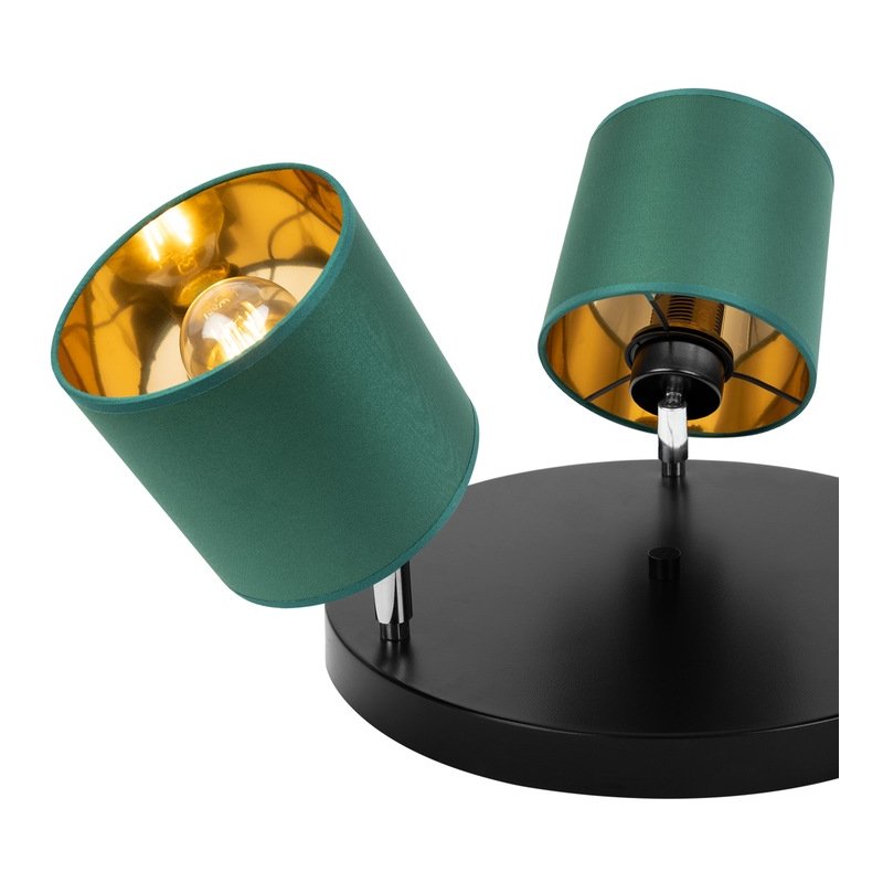 LAMPA plafon ruchomy żyrandol sufiowa ABAŻUR złoty