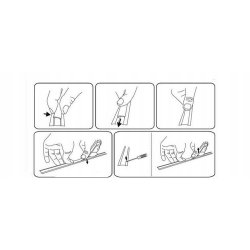 2mb KLOSZ PCV MLECZNY 12mm do PROFILI ALUMINIOWYCH do płyt GK karton-gips