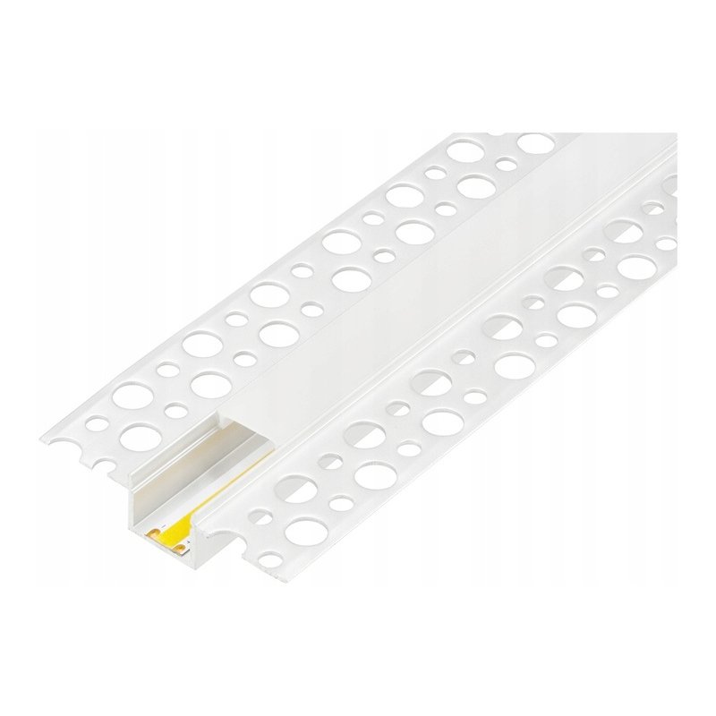 2mb KLOSZ PCV MLECZNY 12mm do PROFILI ALUMINIOWYCH do płyt GK karton-gips