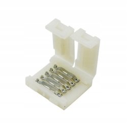 Złączka do taśmy LED RGBW prosta łącznik 10mm