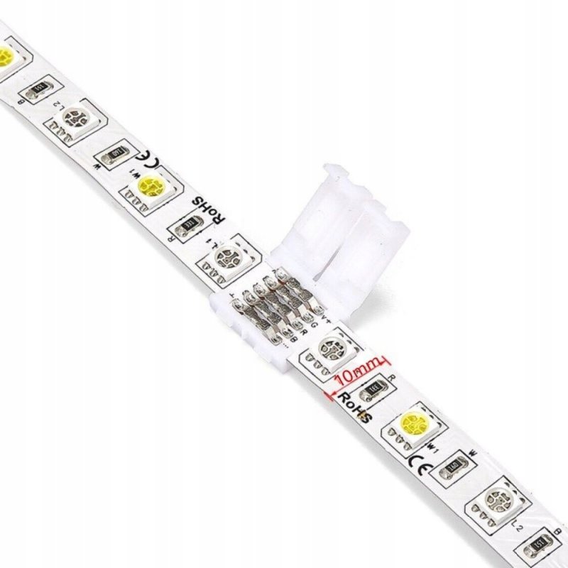 Złączka do taśmy LED RGBW prosta łącznik 10mm