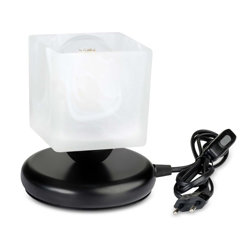 Lampka nocna Lampa stołowa loft Szkło na led E27