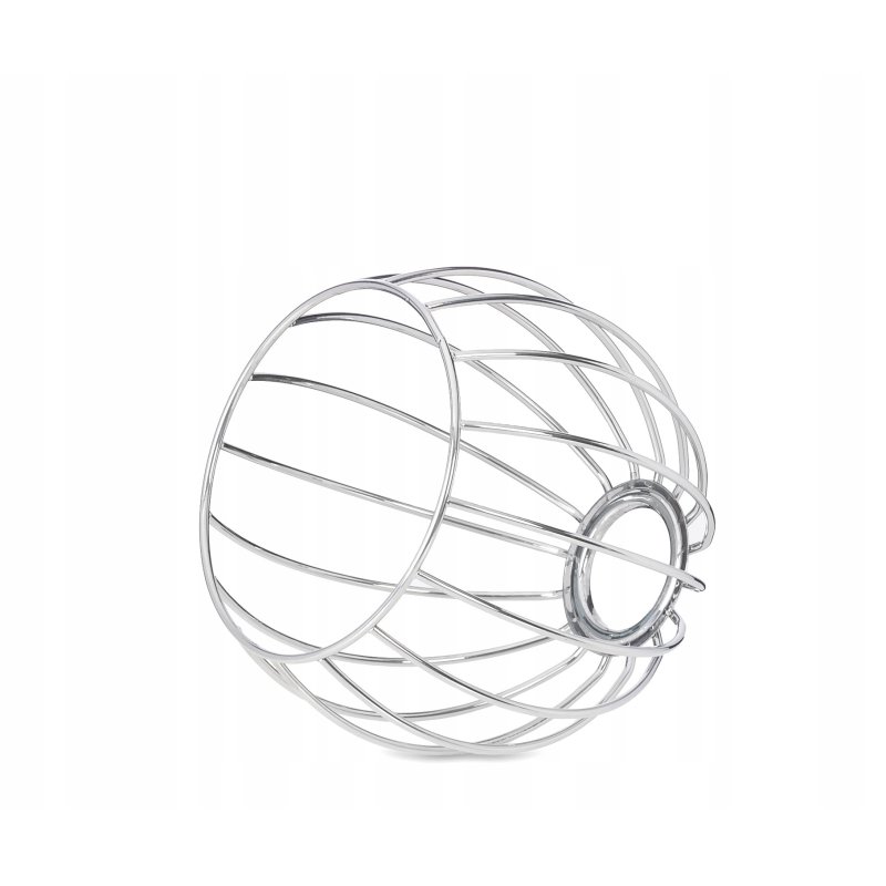 Lampa sufitowa żyrandol loft na E27 chrom klosze 2