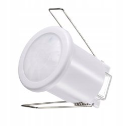 Czujnik ruchu Czujka zmierzchu sensor PIR podtynkowy montażowy biały 230V