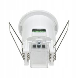 Czujnik ruchu Czujka zmierzchu sensor PIR podtynkowy montażowy biały 230V